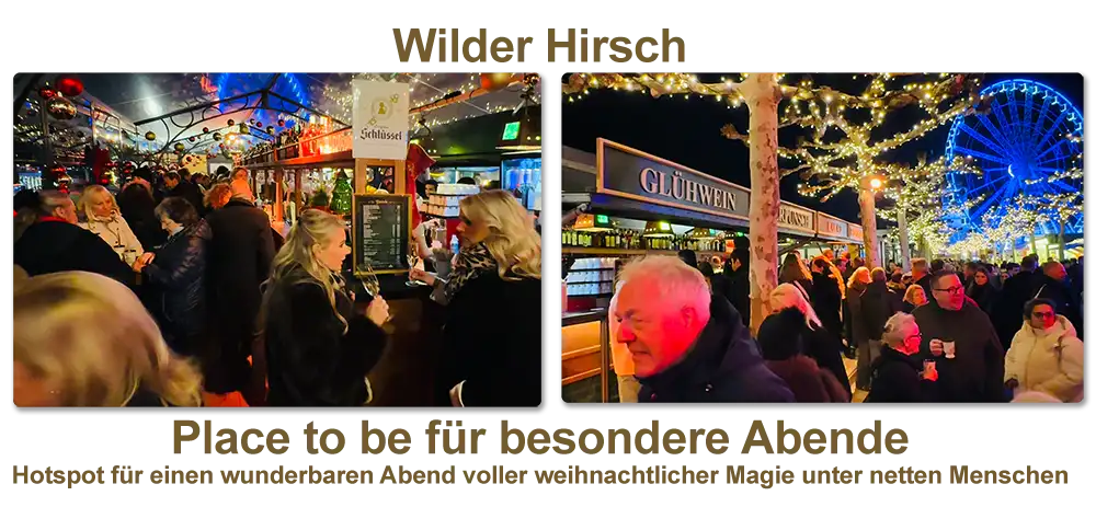 Wilder Hirsch – Place to be für einen wunderbaren Abend voller weihnachtlicher Magie