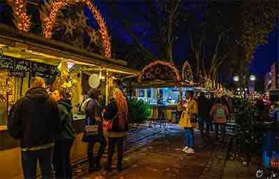 Kerstmarkt Königsallee Düsseldorf